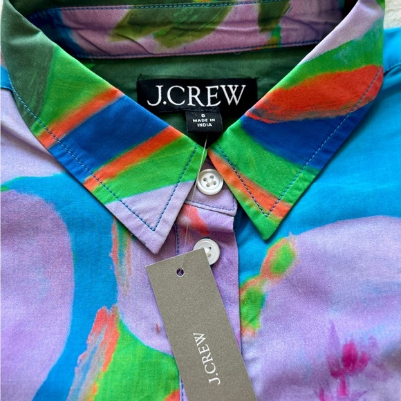 NWT J Crew button down shirt, limited rare “Nicole Wittenberg” collaboration - Picture 12 of 12